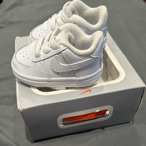 Nike Kids All-White Sneakers